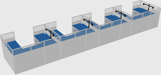 Cabine en u