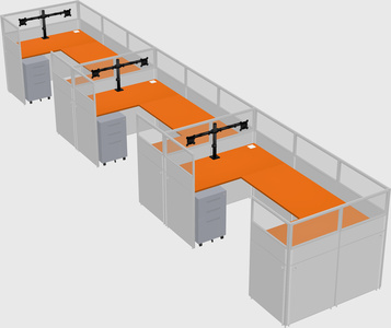 Cabine en u
