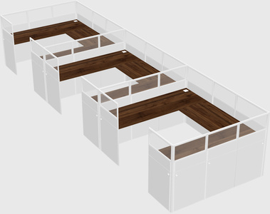 Cabine en u