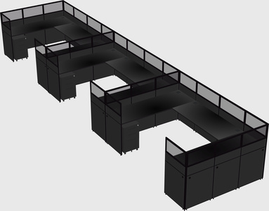 Cabine en u