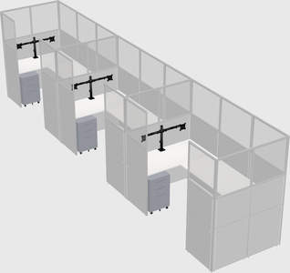 Cabine en u
