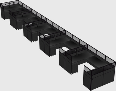 Cabine en u
