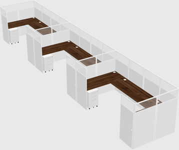 Cabine en u