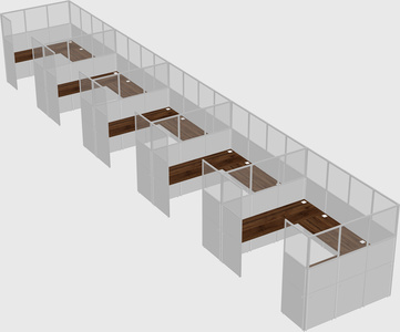 Cabine en u