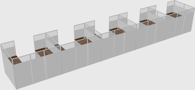 Cabine en u