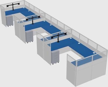 Cabine en u