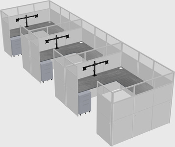 Cabine en u