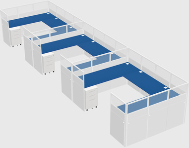 Cabine en u
