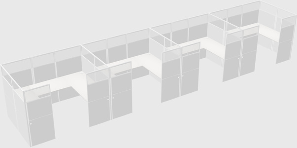 Cabine en u