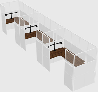 Cabine en u