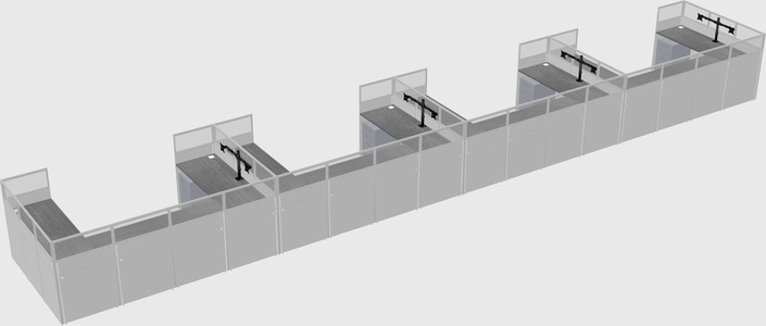 Cabine en u