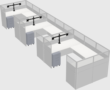 Cabine en u