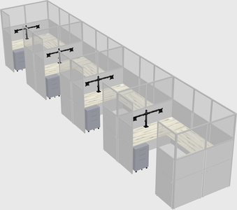Cabine en u