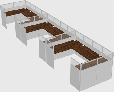 Cabine en u