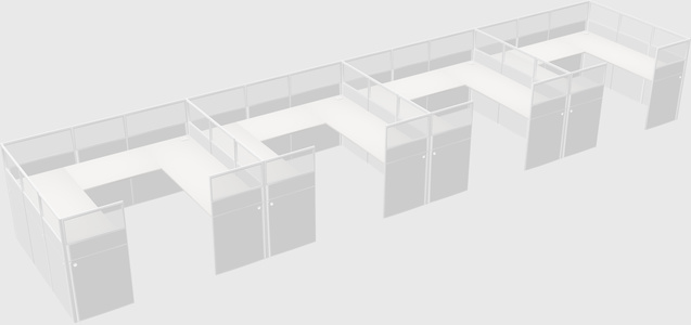 Cabine en u