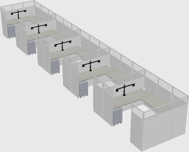 Cabine en u