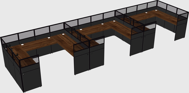 Cabine en u