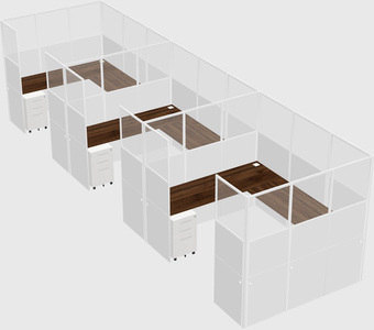 Cabine en u