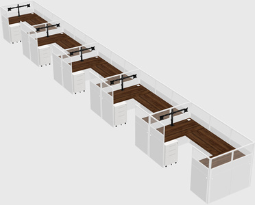 Cabine en u