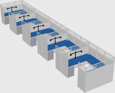 Cabine en u