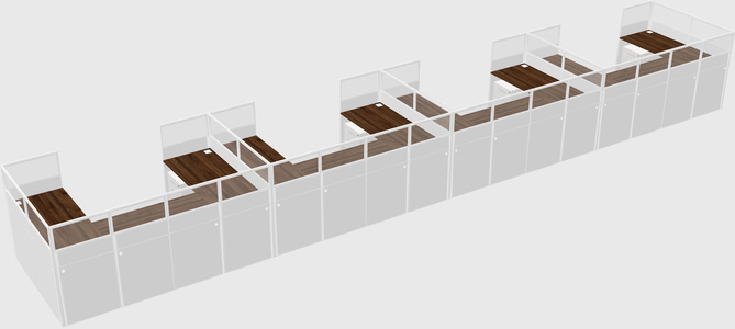 Cabine en u