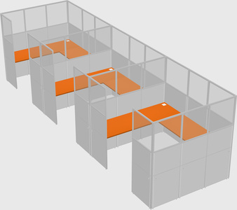 Cabine en u
