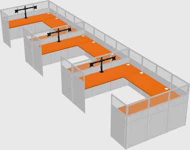 Cabine en u