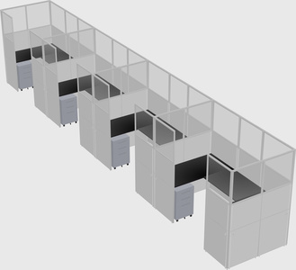 Cabine en u
