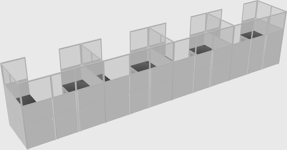 Cabine en u