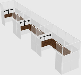 Cabine en u