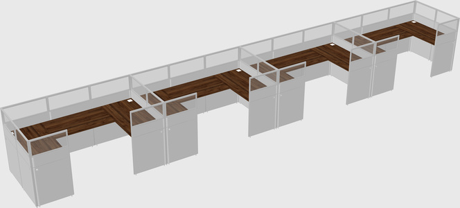Cabine en u