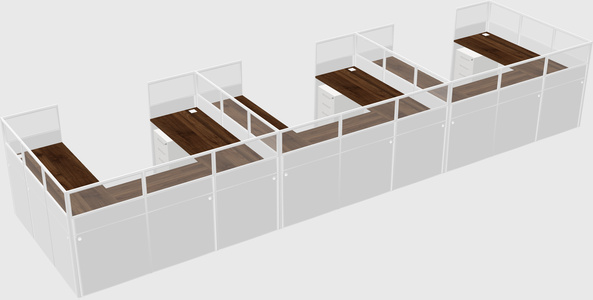 Cabine en u