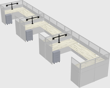 Cabine en u