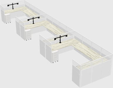 Cabine en u