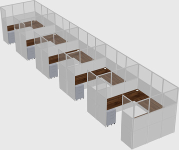 Cabine en u