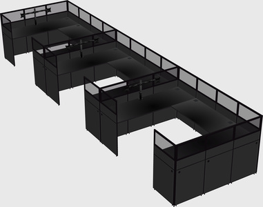 Cabine en u