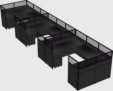 Cabine en u
