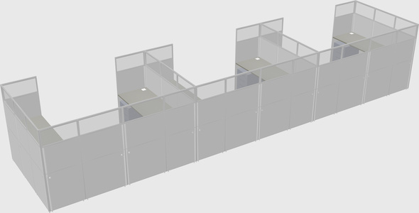 Cabine en u