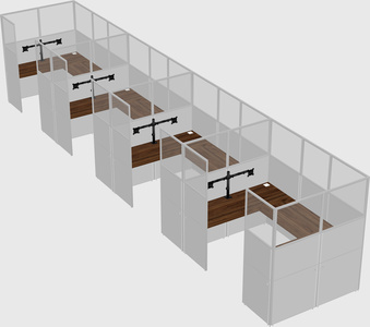 Cabine en u