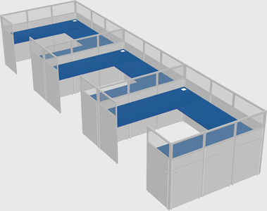 Cabine en u