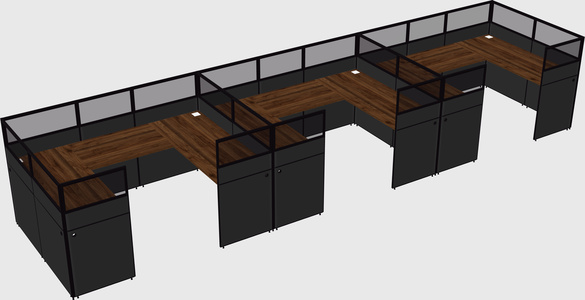 Cabine en u