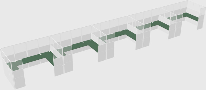 Cabine en u