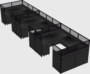 Cabine en u