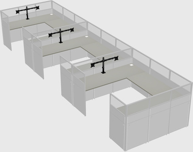 Cabine en u
