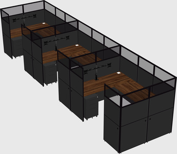 Cabine en u