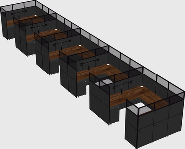 Cabine en u