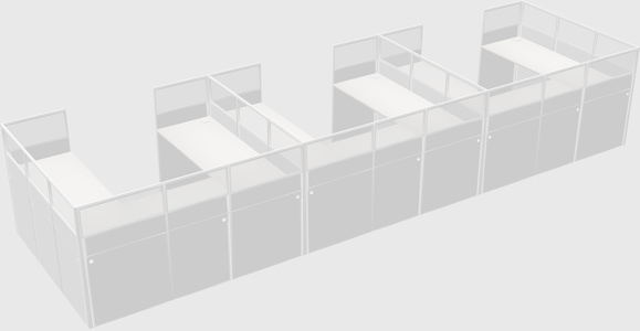 Cabine en u