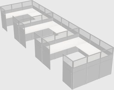 Cabine en u