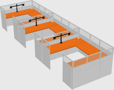 Cabine en u
