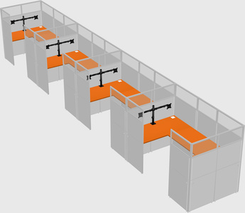 Cabine en u